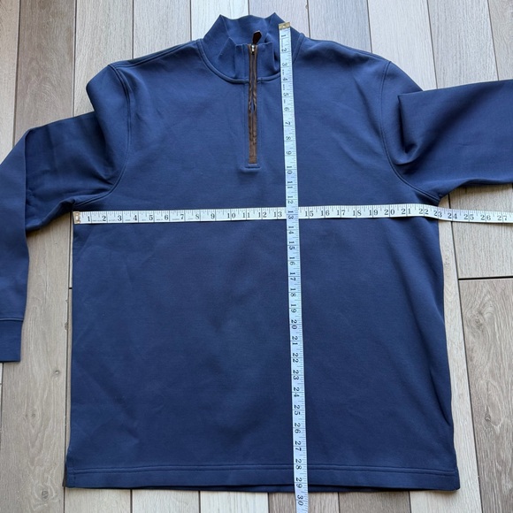 Jos. A. Bank Navy Zip-Up Sweater - Picture 4 of 5